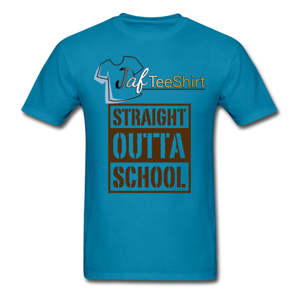 Straight Outta School - turquoise