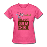 Straight Outta School - heather pink