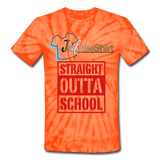 Straight Outta School - spider orange