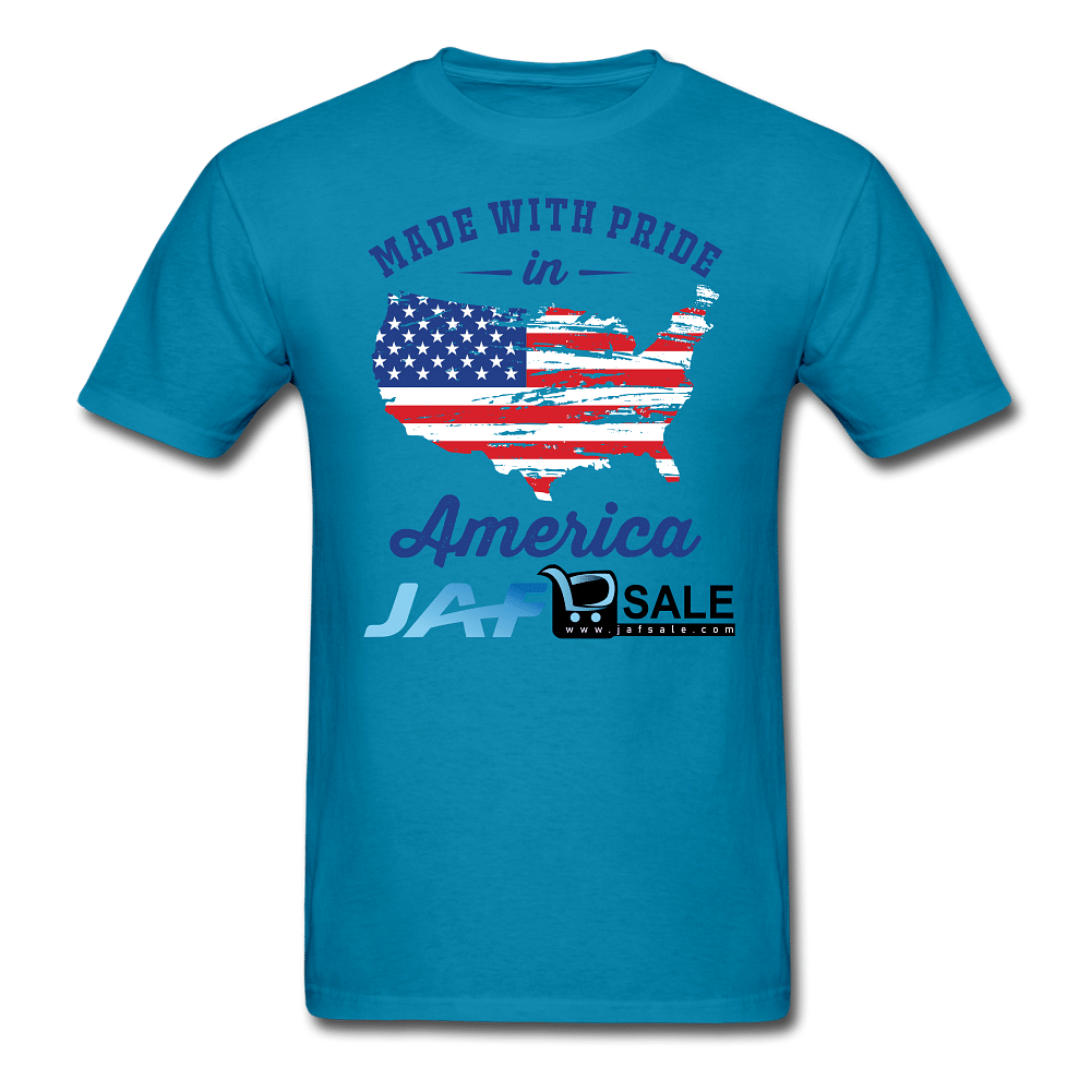 Made with pride in America - turquoise
