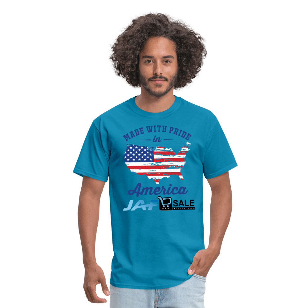 Made with pride in America - turquoise