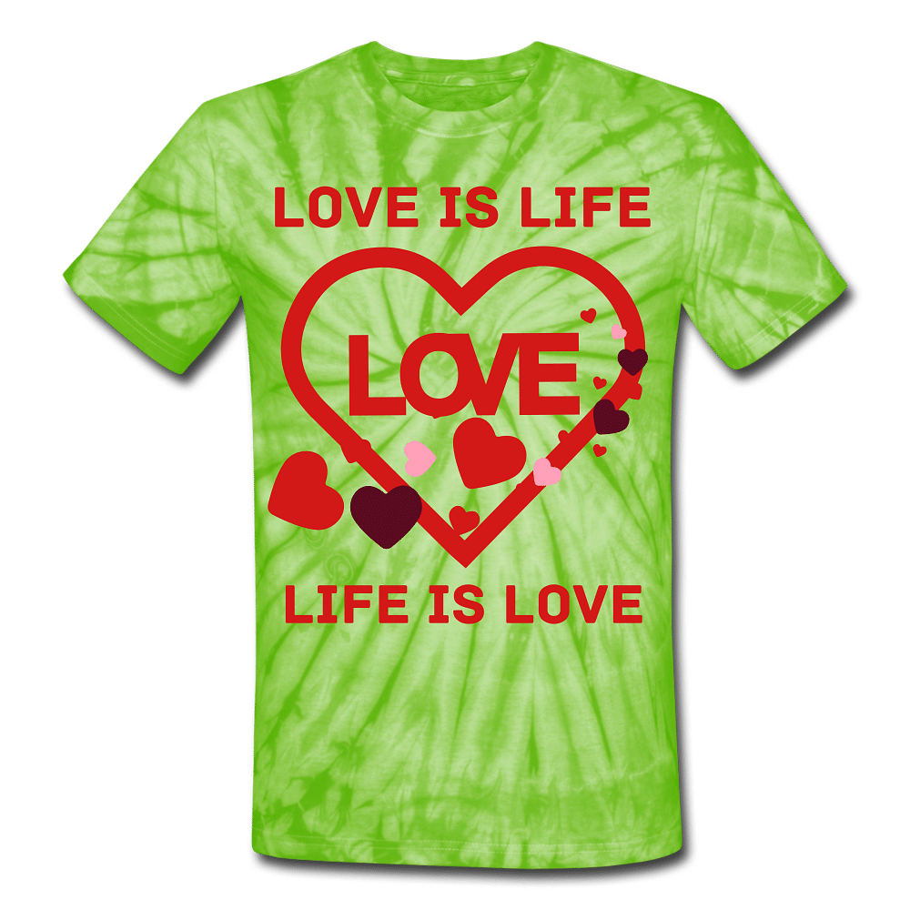 Love - spider lime green