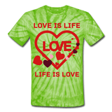 Love - spider lime green