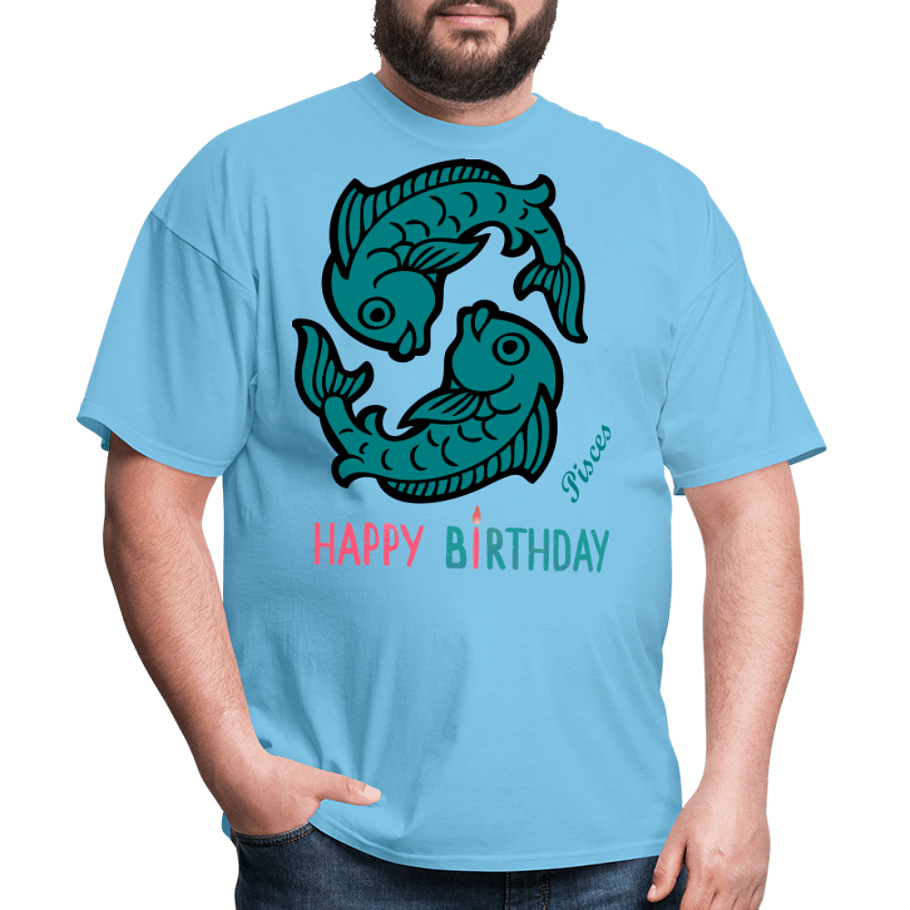 Happy Birthday - aquatic blue