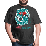 Happy Birthday Pisces - heather black