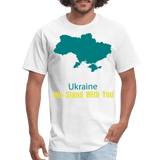 Ukraine we Stand With You - white