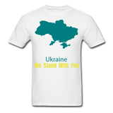 Ukraine we Stand With You - white