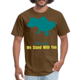 Ukraine we Stand With You - brown