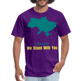 Ukraine we Stand With You - purple