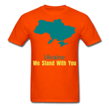 Ukraine we Stand With You - orange