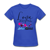 Love What You Do - royal blue