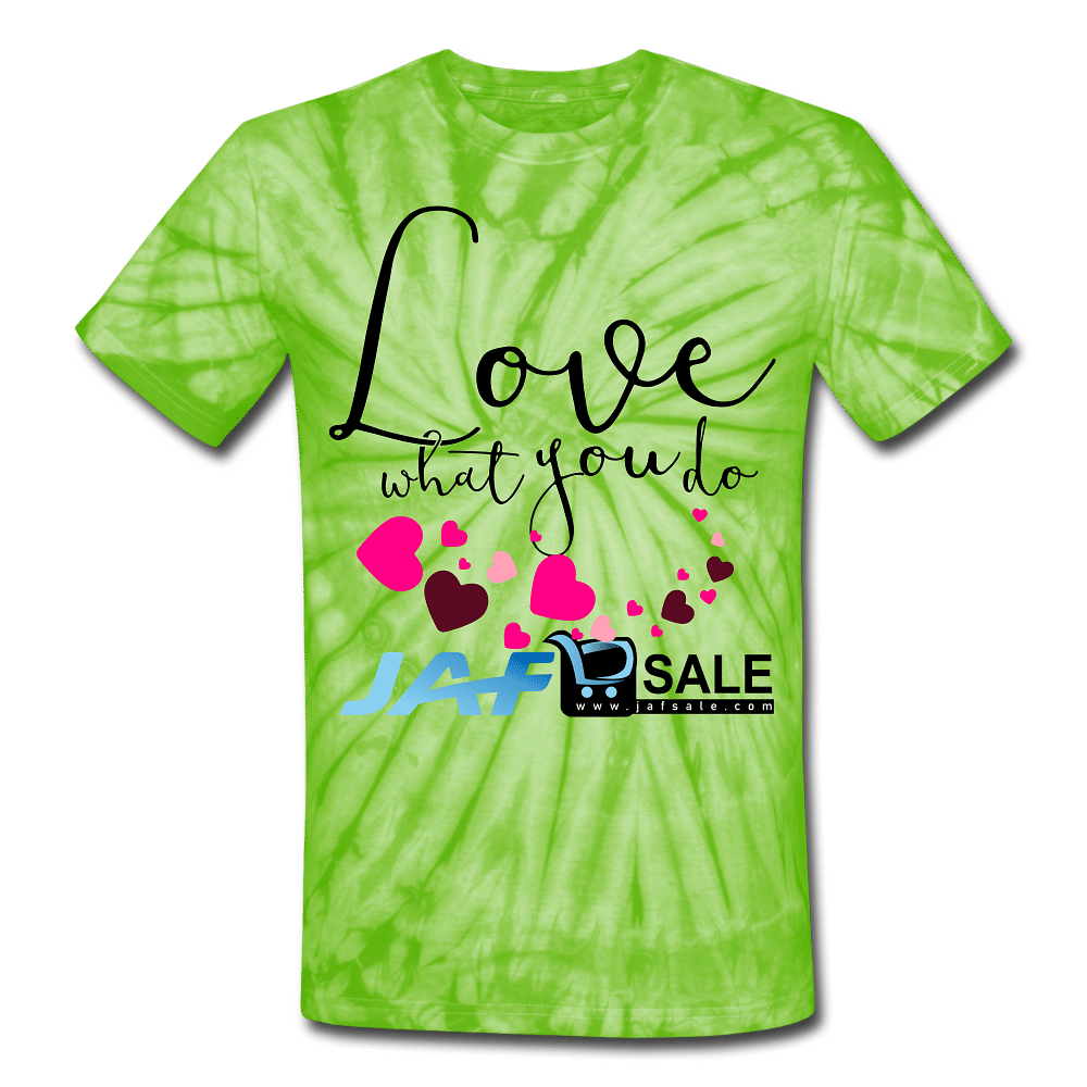 Love What You Do - spider lime green