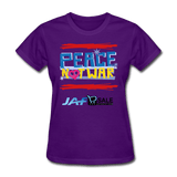 Peace not war - purple