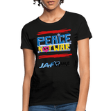 Peace not war - black