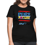 Peace not war - black