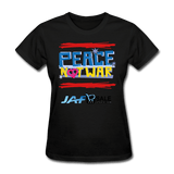 Peace not war - black