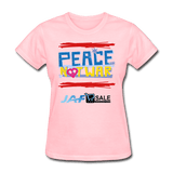 Peace not war - pink