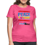 Peace not war - heather pink