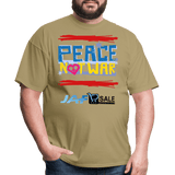 Peace not war - khaki