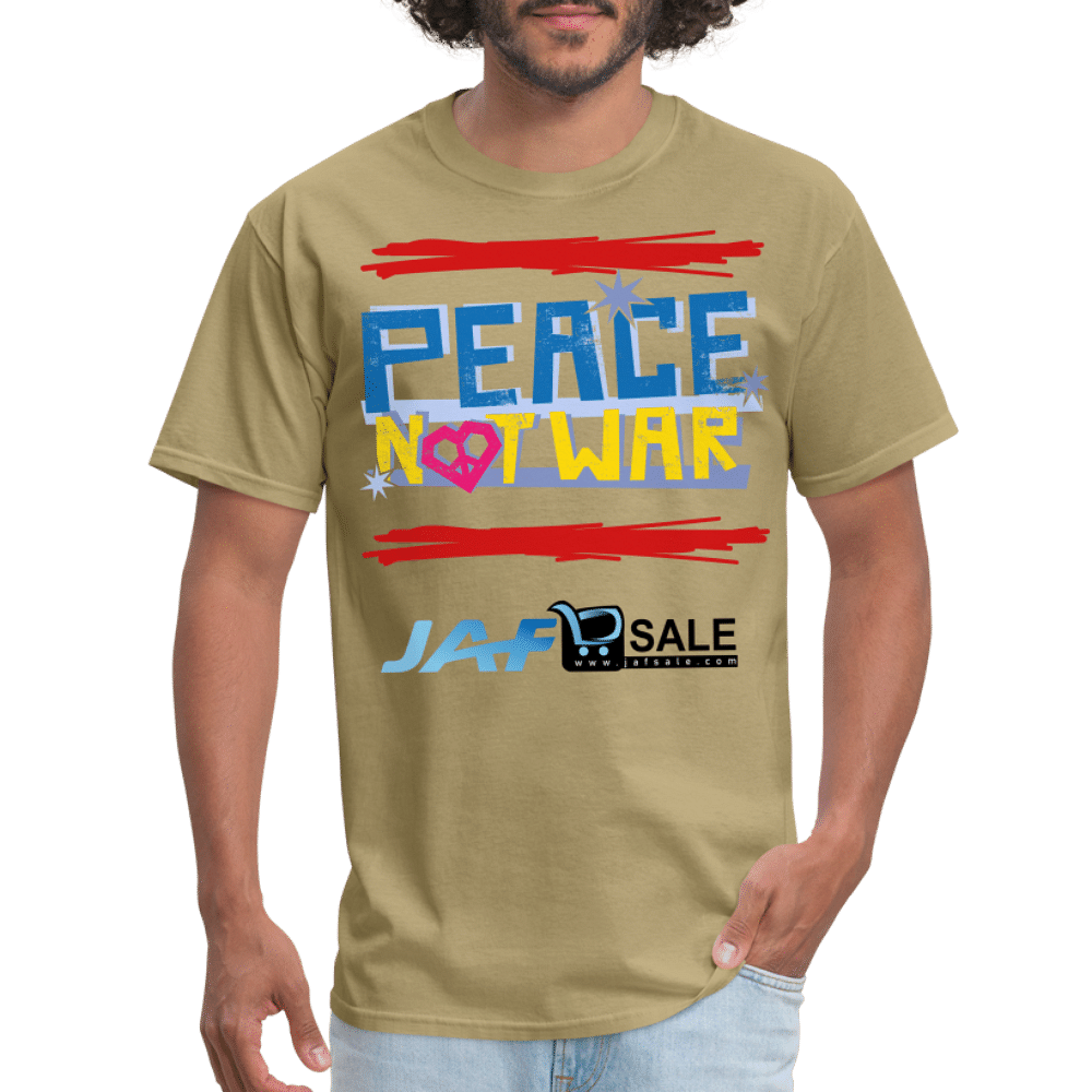 Peace not war - khaki