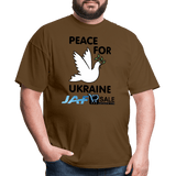 peace for Ukraine - brown