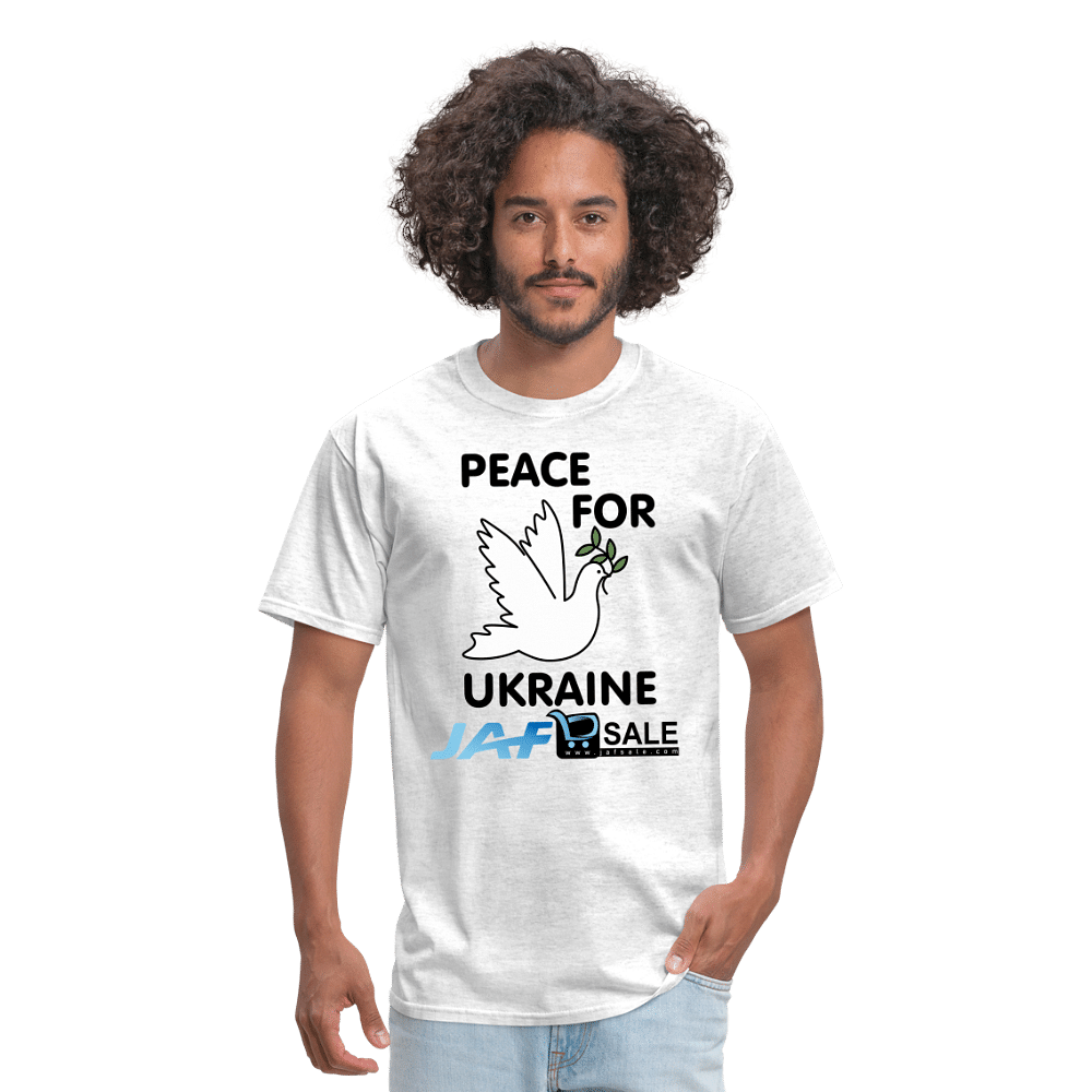 peace for Ukraine - light heather gray