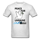 peace for Ukraine - light heather gray