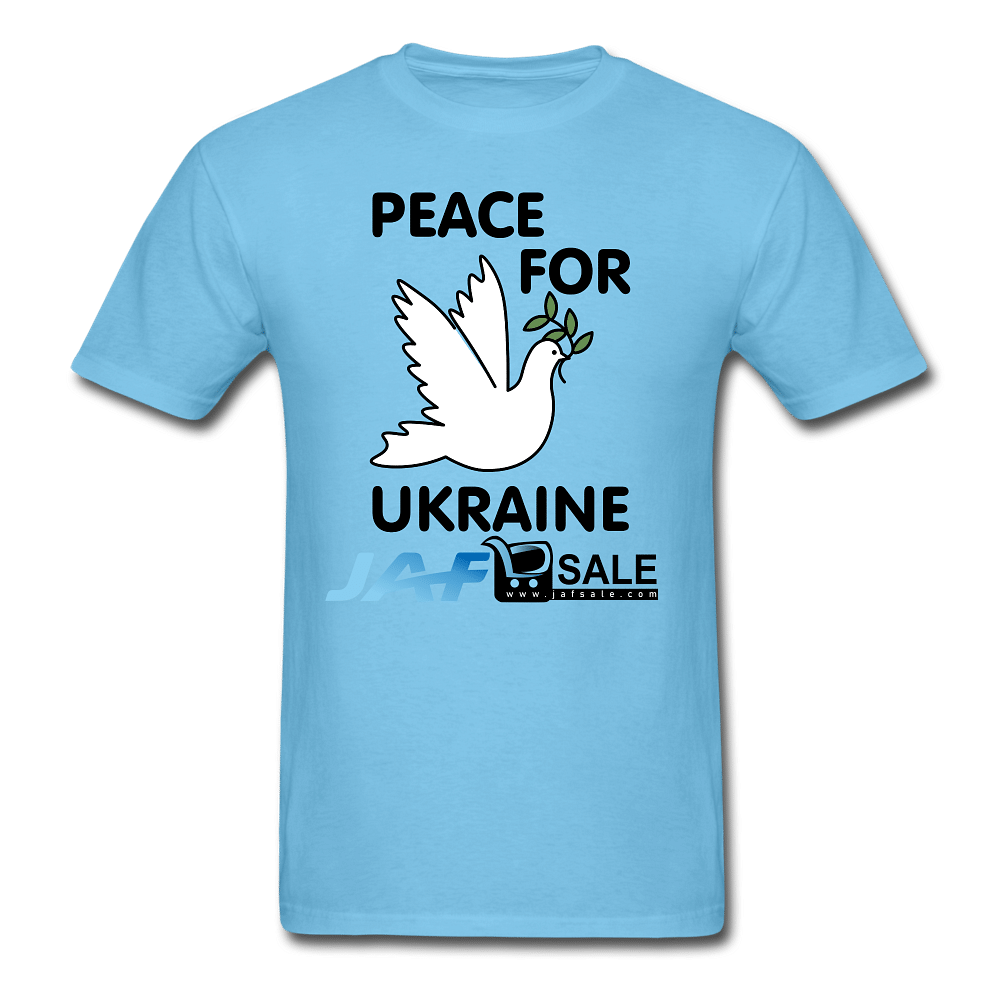 peace for Ukraine - aquatic blue