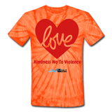 Love Kindness No To Violence - spider orange