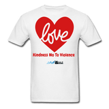 Love Kindness No To Violence - white
