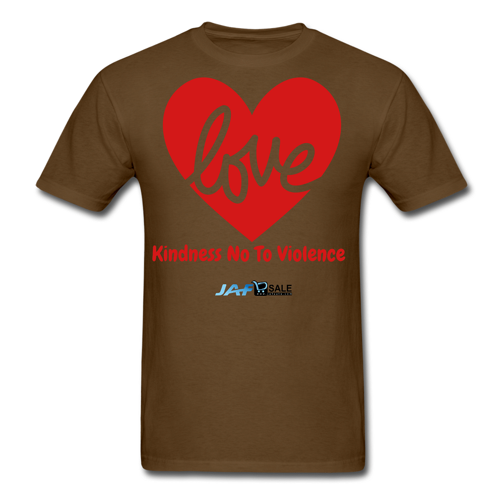 Love Kindness No To Violence - brown