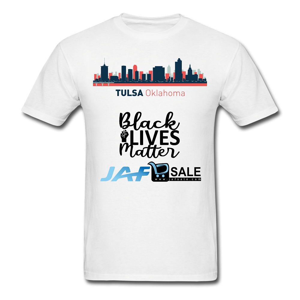 Black Lives Matter - white