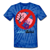 Domestic violence awareness - spider blue