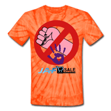 Domestic violence awareness - spider orange