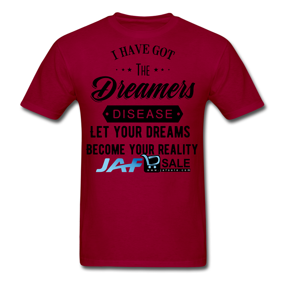 Let your dreams become your reality - dark red