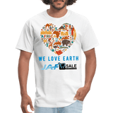 We love earth - white