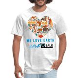 We love earth - light heather gray