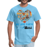 We love earth - aquatic blue