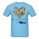 We love earth - aquatic blue