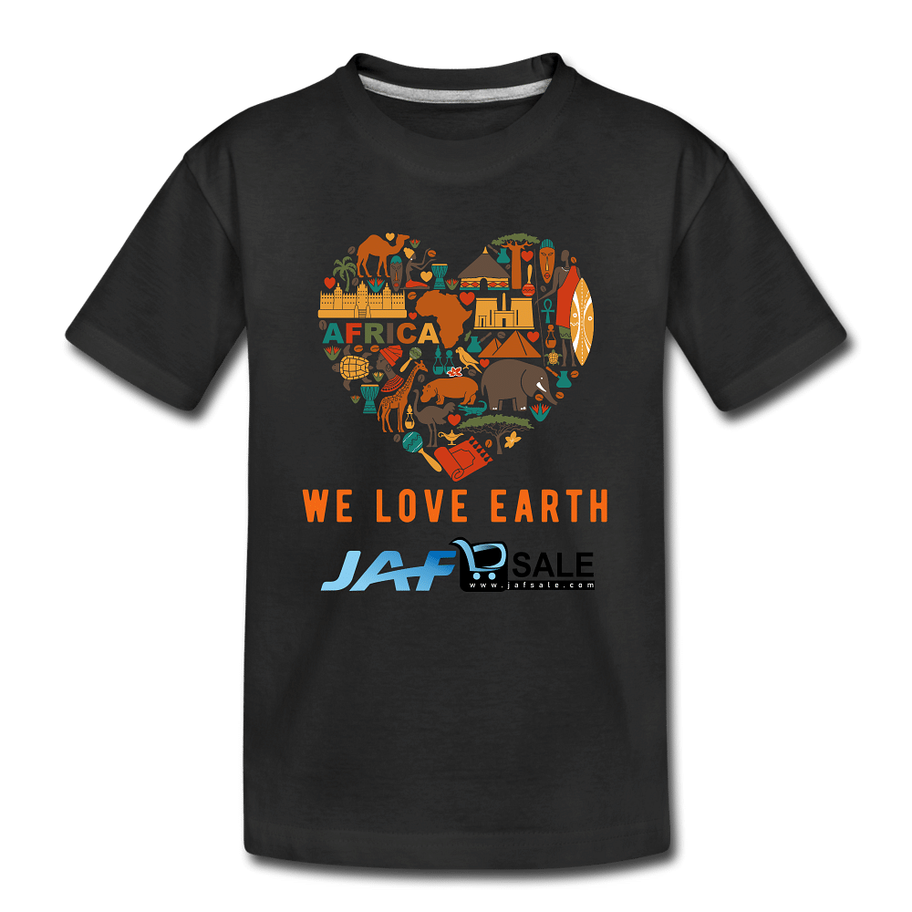 We love earth - black