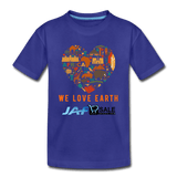 We love earth - royal blue