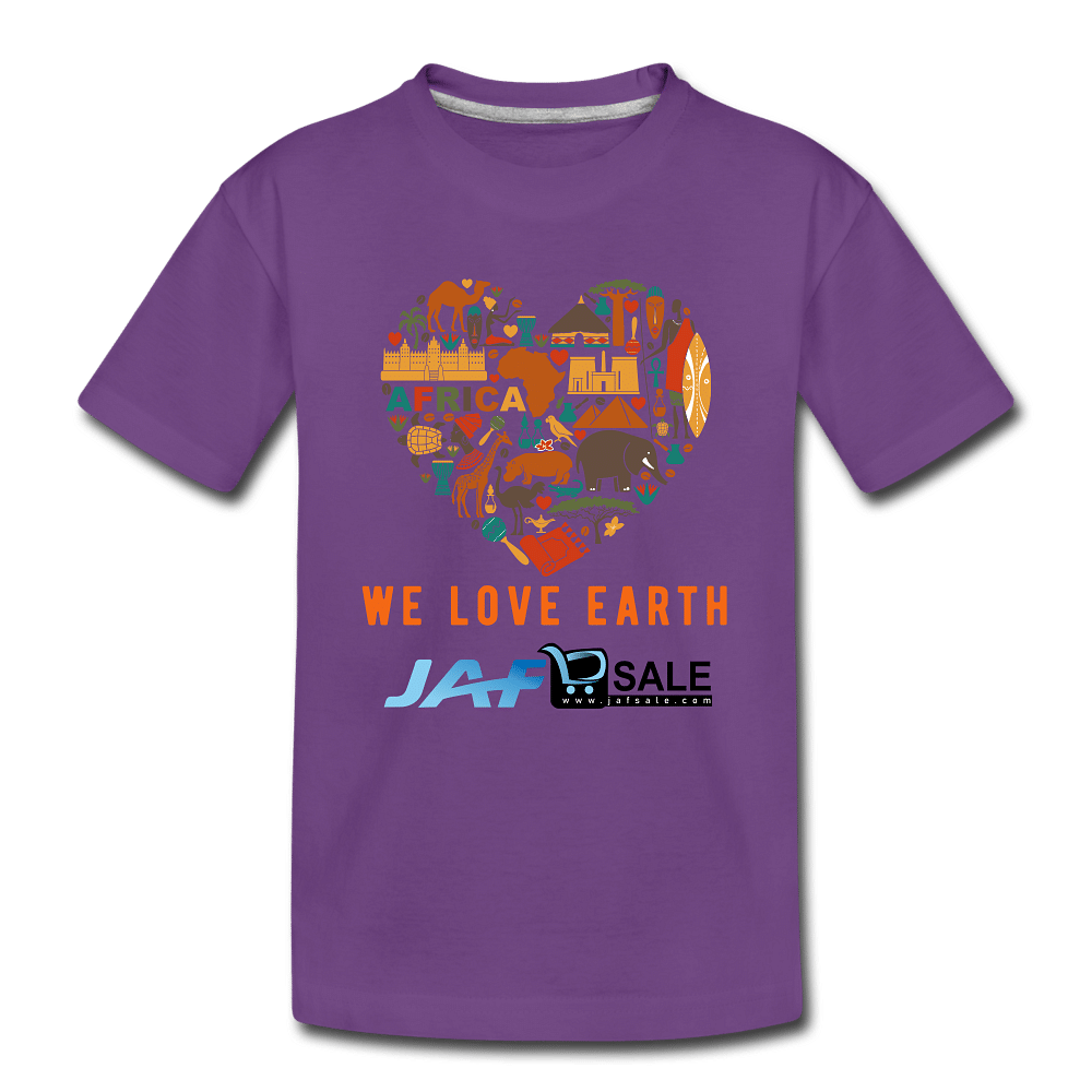 We love earth - purple
