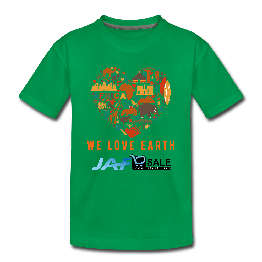 We love earth - kelly green