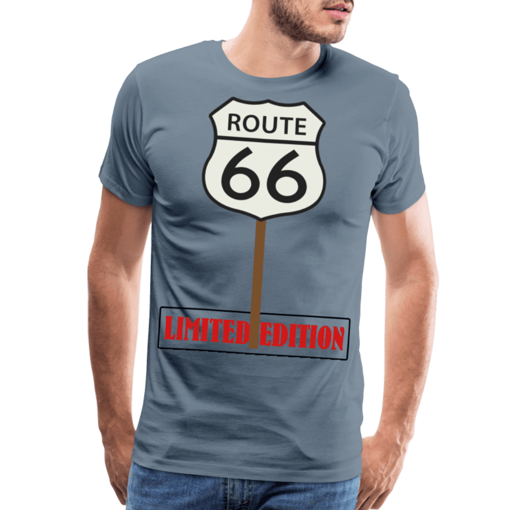 Route 66 - steel blue