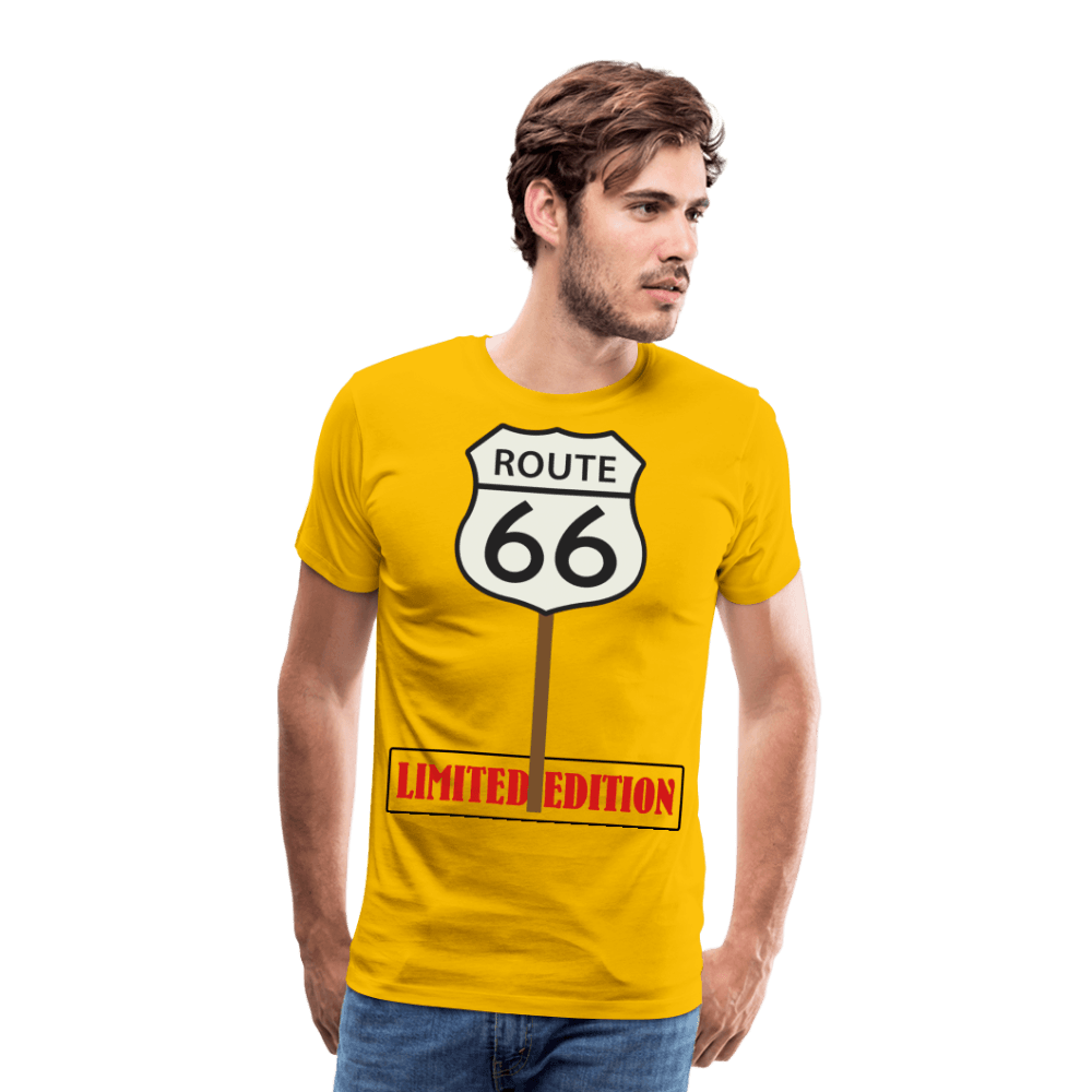 Route 66 - sun yellow