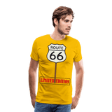 Route 66 - sun yellow