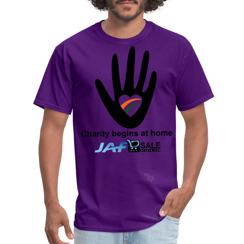Charity begins at home - purple