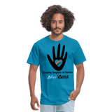 Charity begins at home - turquoise