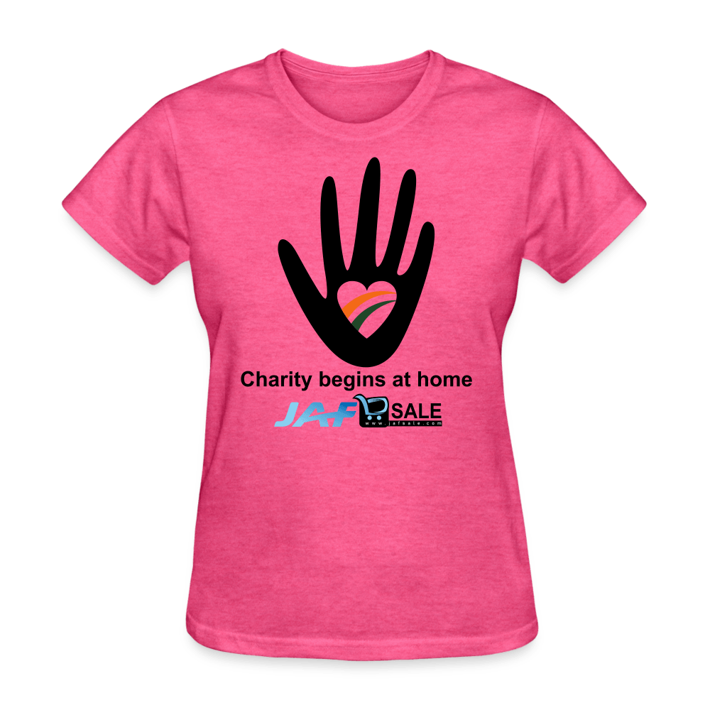 Charity begins at home - heather pink