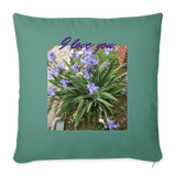 Throw Pillow Cover 18” x 18” - cypress green